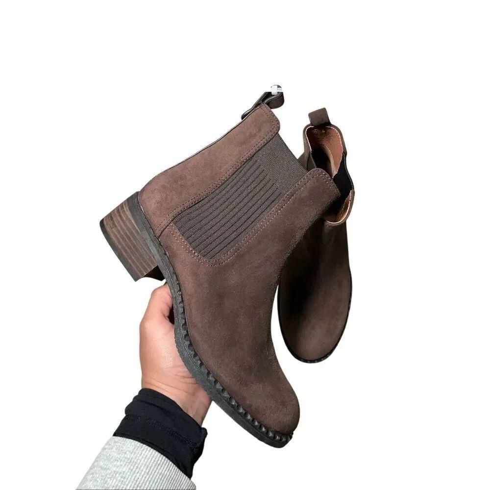 gentle soulsβ| SUEDE ELASTIC BOOTIE